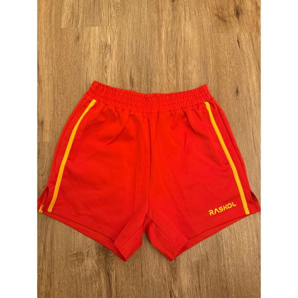 Raskol Apparel Red and Yellow Shorts Size Medium - Picture 1 of 3